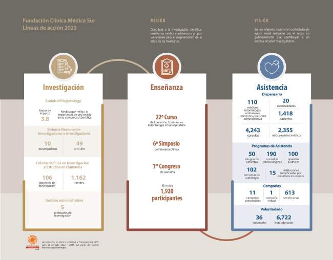 Fundaci�n Cl�nica M�dica Sur L�neas de Acci�n 2024