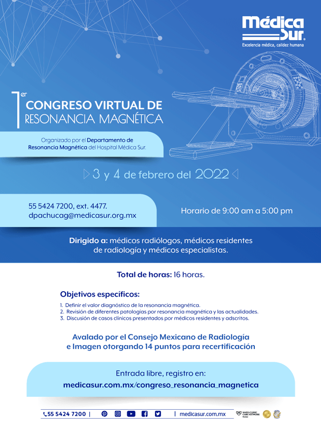 1er. Congreso Virtual de Resonancia Magn�tica