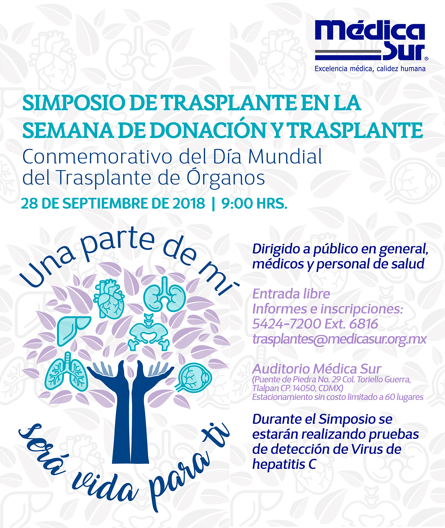 Cartel de invitaci�n al evento